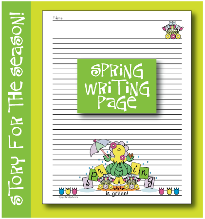 GREENBEAN spring costume Seasons learning Activity