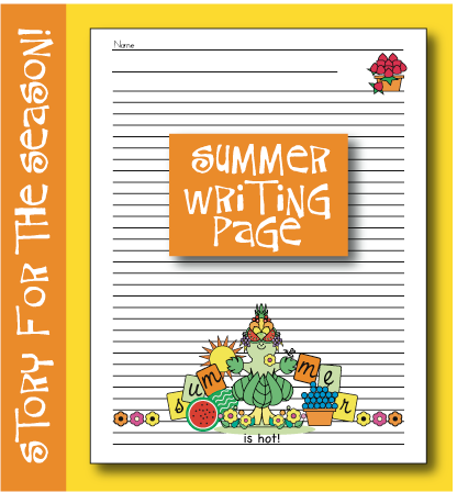 GREENBEAN summer costume Seasons learning Activity