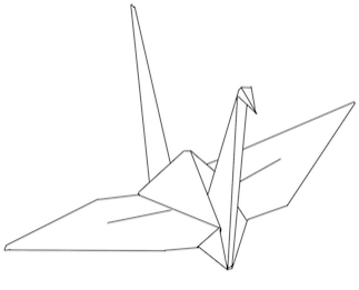 The Peace Crane is just one of the mnany symbols for peace