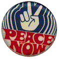 vintage peace sign