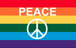 Symbol for peace Rainbow Flag