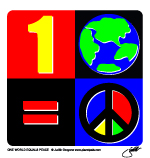 one world equals peace