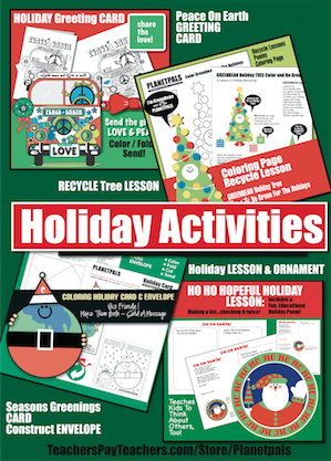 Earth Friendly Christmas Holiday Activities for Kids