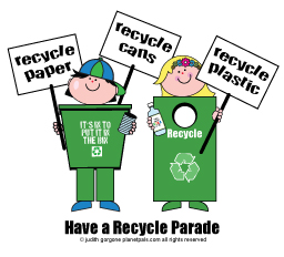 recycle bin parade
