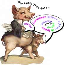 pig latin converter