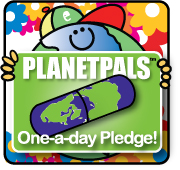 planetpals one green thing a day pledge