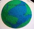 Earth Shape Cake Earthday