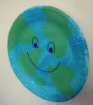 paper plate earth