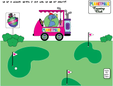 green golf course