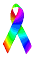 rainnbow peace ribbon