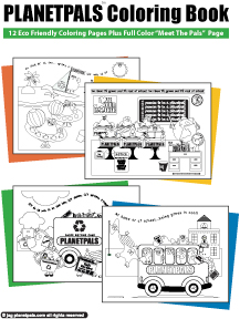Earthday Coloring Book Kids
