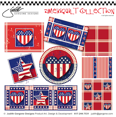 patriotic design sample ©judithgorgone