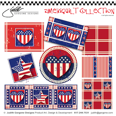 patriotic design sample &copy;judithgorgone