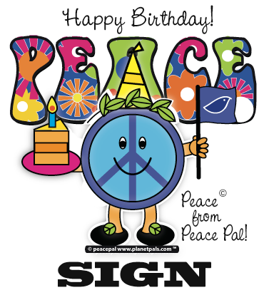 Happy Birthday Peace Sign! You're over 60?