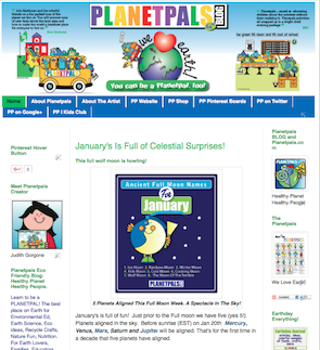 Planetpals Blog Green Eco friendly Fun for Earthday and Everyday.  We Love Earth!