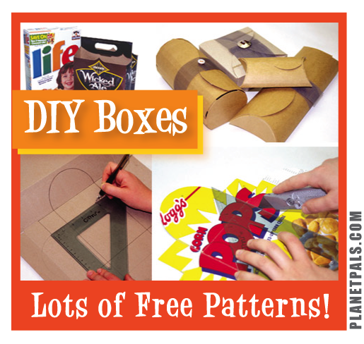 DIY Boxes from Recycled Materials plus Free Patterns…For #Green er #Holidays and #gifts