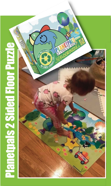 Taylor Plays with Planetpals Floor Puzzle!