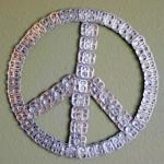 pop top peace sign recycle craft