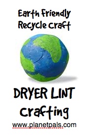 green craft dryer lint recycle crafts