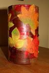 fall leaves recycle craft