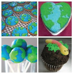 our whole collection of earthday food art