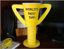 recycle trophy cup