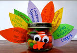 make a turkey thanksgiving recycle jar